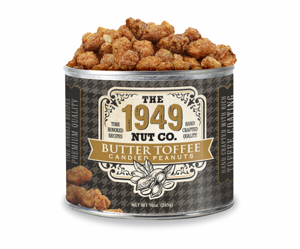 Case (12 cans) 10 oz. Butter Toffee Peanuts