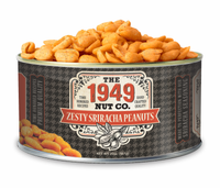Case (12 cans) 20 oz. can Zesty Sriracha Peanuts